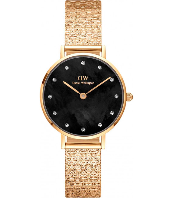 Daniel Wellington Petite Lumine Pressed Piano (black) Evergold