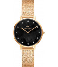 Daniel Wellington Petite Lumine Pressed Piano (black) Evergold