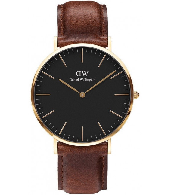 Daniel Wellington Classic St Mawes (black) 40 mm Evergold