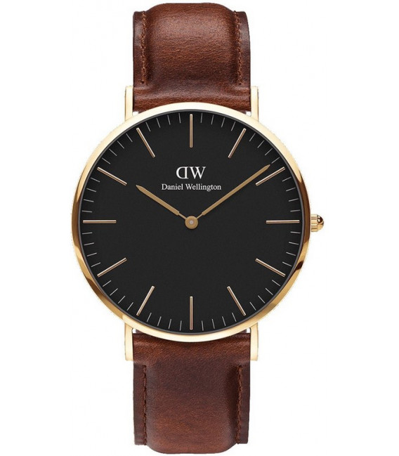 Daniel Wellington Classic St Mawes (black) 36 mm Evergold