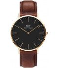 Daniel Wellington Classic St Mawes (black) 36 mm Evergold