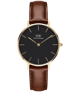 Daniel Wellington Petite St Mawes (black) 32 mm Evergold