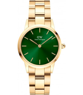 Daniel Wellington Iconic Link (emerald) 28mm Evergold